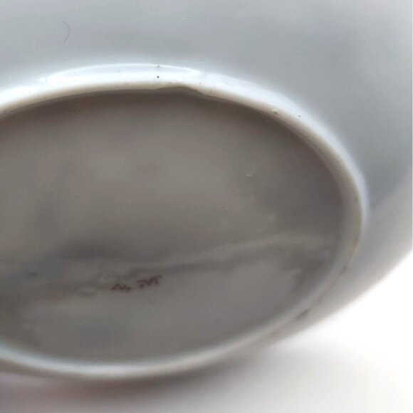 Vintage Japanese Porcelain Cup & Saucer Set MCM Handpainted Bird & Floral Design - Picture 9 of 12